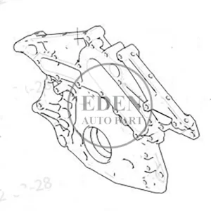 1002016XEZ01 HAVAL TANK 500 Timing cover GWM HAVAL AUTO PARTS VEHICLE PARTS&ACCESSORIES