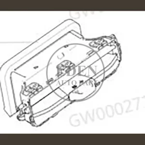 5306520XKV3AA HAVAL TANK 500 Instrument panel right air outlet assembly GWM HAVAL AUTO PARTS VEHICLE PARTS&ACCESSORIES