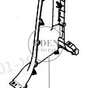 5402230XKV3AA HAVAL TANK 500 Left B-pillar lower trim assembly GWM HAVAL AUTO PARTS VEHICLE PARTS&ACCESSORIES