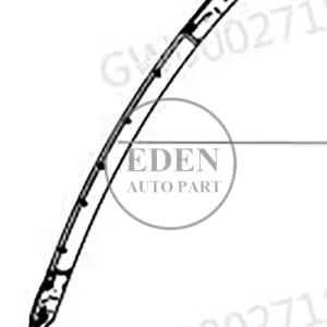 6207150XKV3AA HAVAL TANK 500 Left rear door rear sealing strip GWM HAVAL AUTO PARTS VEHICLE PARTS&ACCESSORIES