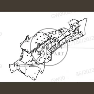 8400300XKV3AA HAVAL TANK 500 Left front wheel cover assembly GWM HAVAL AUTO PARTS VEHICLE PARTS&ACCESSORIES
